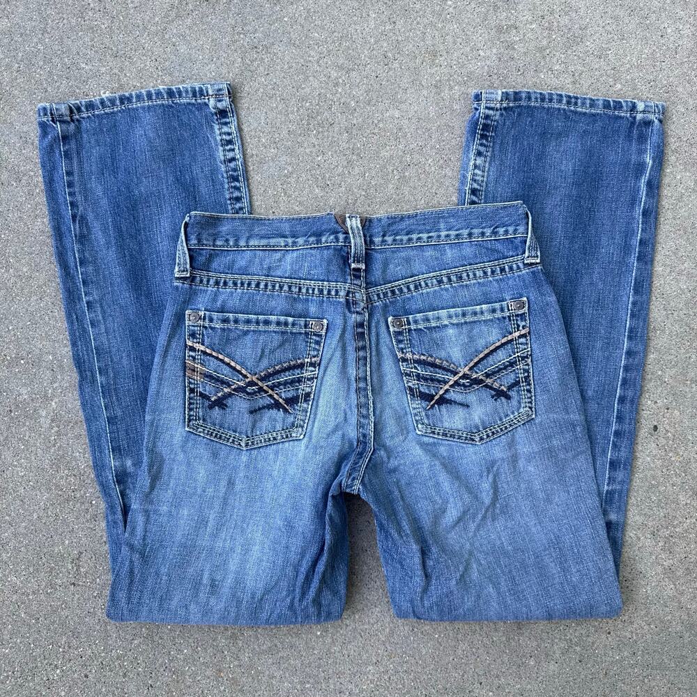 Ariat M5 30x34 Slim Deadrun Stackable Straight Leg Blue Jeans 10010842 READ